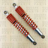 Red Rear Shock Absorbers: Honda CB125 CB 125 (2015-2023)