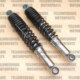 Black Rear Shock Absorbers: Yamaha YR5 347cc (1970-1972)