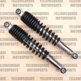 Black Rear Shock Absorbers: Yamaha YR5 347cc (1970-1972)