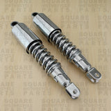 Chrome Rear Shock Absorbers: Honda CB400/4 CB 400 (1975-1979) - 317mm