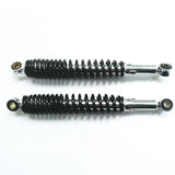 Black Rear Shock Absorbers: Honda CF70 CF 70 (1977-1986)