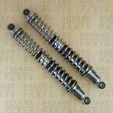 Chrome Rear Shock Absorbers: Kawasaki KL250 KL 250 (1981-1984)