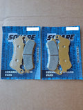 Ceramic Front Brake Pads Set: Honda CB1000 CB 1000 (2009-2016)