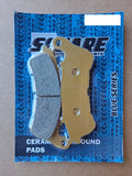 Ceramic Front Brake Pads: Honda CBF500 CBF 500 (2004-2006)