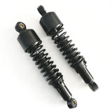 Black Rear Shock Absorbers: Suzuki T350 T 350 (1969-1972)