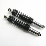 Black Rear Shock Absorbers: Kawasaki KC100 KC 100 (1980-1983)