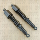 Black Rear Shock Absorbers: Suzuki GN400 GN 400 (1980)