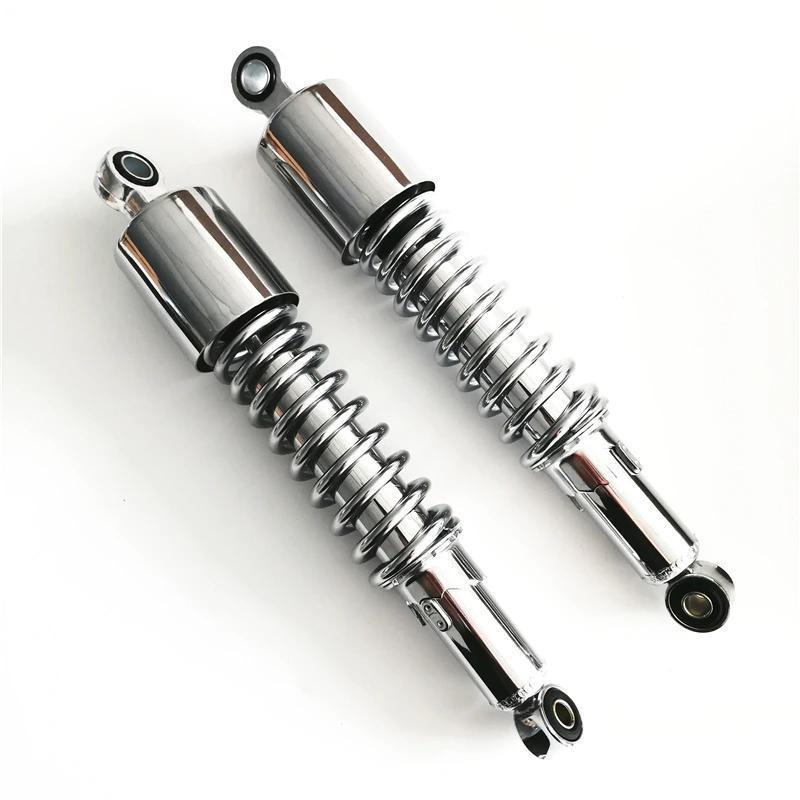 Chrome Rear Shock Absorbers: Suzuki GSX250 GSX 250 (1980-1983