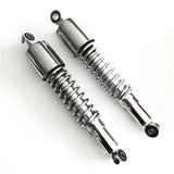 Chrome Rear Shock Absorbers: Kawasaki VN750 VN 750 (1986-1994)