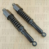 Black Rear Shock Absorbers: Kawasaki Z400 Z 400 (1980-1983)