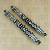 Chrome Rear Shock Absorbers: Honda XL100 XL 100 (1978-1982)