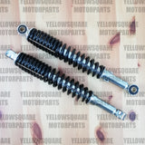 Black Rear Shock Absorbers: Suzuki TS185 TS 185 (1973-1981)