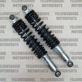 Black Rear Shock Absorbers: Kawasaki Z200 Z 200 (1978-1983)