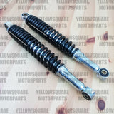 Black Rear Shock Absorbers: Suzuki TS100 TS 100 (1973-1981)