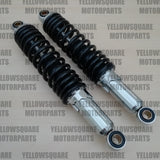 Black Rear Shock Absorbers: Suzuki GT200 GT 200 (1979-1981) - 320mm