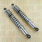 Chrome Rear Shock Absorbers: Honda CBF125 CBF 125 (2009-2016)
