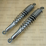 Chrome Rear Shock Absorbers: Yamaha YR5 347cc (1970-1972)