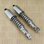 Chrome Rear Shock Absorbers: Honda CB350 CB 350 (1972-1973) - 317mm