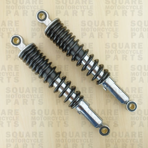 Black Rear Shock Absorbers: Honda CG125 CG 125 (2004-2008)
