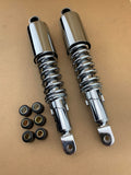 Chrome Rear Shock Absorbers: Suzuki GS750 GS 750 (1977-1979)
