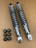 Chrome Rear Shock Absorbers: Suzuki GS1000 GS 1000 (1978-1980) - No Shroud