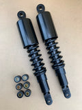 Black Rear Shock Absorbers: Suzuki GSX1000 GSX 1000 (1982)