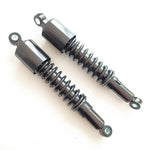 Black Rear Shock Absorbers: Kawasaki Z1 (900) (1973-1975) - 350mm