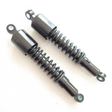 Black Rear Shock Absorbers: Kawasaki Z1 (900) (1973-1975) - 350mm