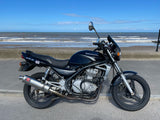 Chrome Rear Shock Absorbers: Kawasaki ER-5 ER 5 (2002-2006) - 350mm