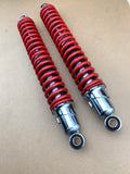 Red Rear Shock Absorbers: Honda XL125 XL 125 (1978-1982)