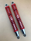 Red Rear Shock Absorbers: Honda XL125 XL 125 (1978-1982)