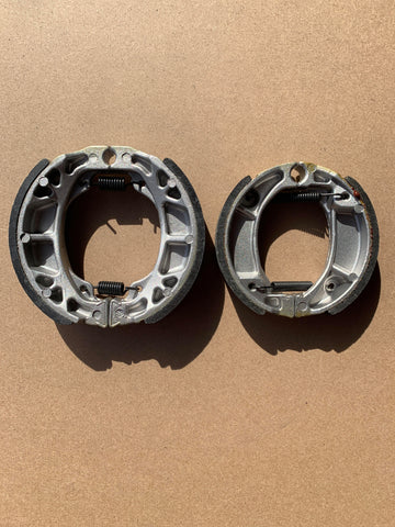 Front and Rear Brake Shoes: Honda NH80 NH 80 (1987-1994)
