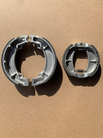 Front and Rear Brake Shoes: Yamaha YZ80 YZ 80 (1977-1979)