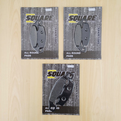 Front and Rear Brake Pads Set: Kawasaki GPZ400 GPZ 400 (1988)