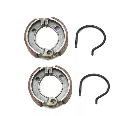 Front & Rear Brake Shoes For Honda NC50 1976-1981 – Set Of 2, Caltric Brand