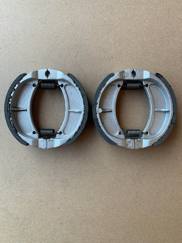 Front and Rear Brake Shoes: Yamaha LC50 LC 50 (1980)