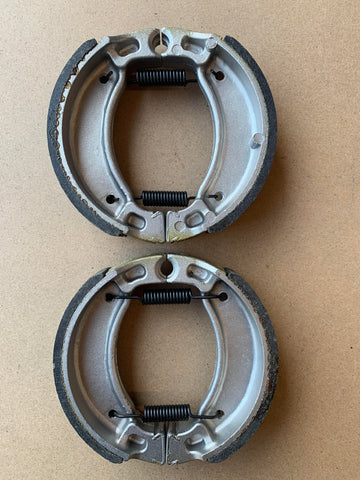 Front and Rear Brake Shoes: Yamaha FS1E FS 1E (1987-1992)