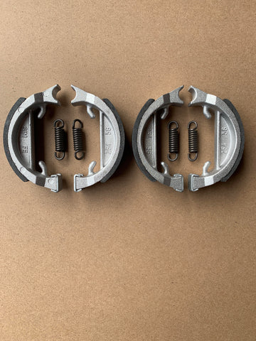 Front and Rear Brake Shoes: Honda PF50 PF 50 (1975)