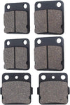 Front and Rear Brake Pads Set: Yamaha YFM350 YFM 350 (1992-2009)