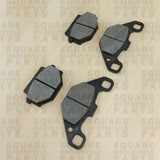 Front and Rear Brake Pads Set: Kawasaki KXT250 KXT 250 (1985-1987)