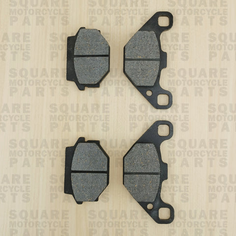 Front and Rear Brake Pads Set: Kawasaki KX125 KX 125 (1986)