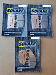 Sintered Metallic Front and Rear Brake Pads Set: Kawasaki ZX-6R ZX 6R (1995-1997)