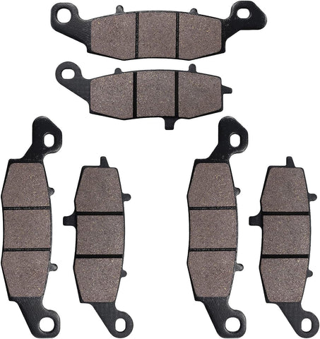 Front and Rear Brake Pads Set: Kawasaki VN1500 VN 1500 (2000-2004)