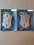 Sintered Metallic Front Brake Pads Set: Honda XL1000 XL 1000 (1999-2006)