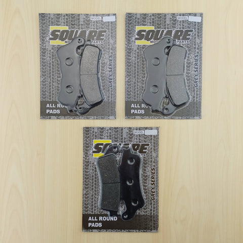 Front and Rear Brake Pads Set: Honda VFR800 VFR 800 (2006-2013)