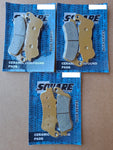 Ceramic Front and Rear Brake Pads Set: Honda XL1000 XL 1000 (2007-2011)