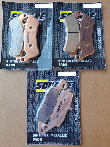 Sintered Metallic Front and Rear Brake Pads Set: Suzuki VLR1800 VLR 1800 (2008-2013)