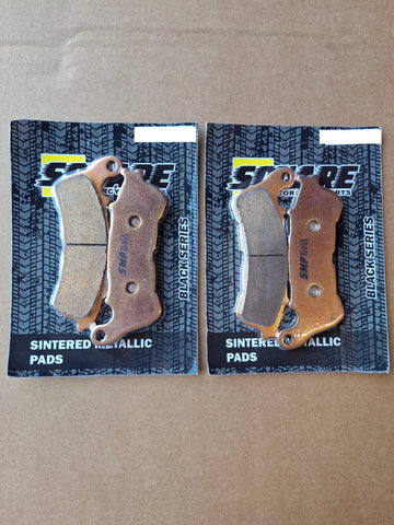 Sintered Metallic Front Brake Pads Set: Honda CBF600 CBF 600 (2008-2009)