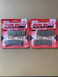 Goldfren AD Front Brake Pads Set: Yamaha FZR1000 FZR 1000 (1994-1995)