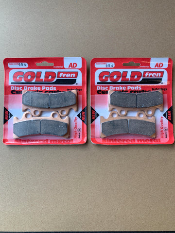 Goldfren AD Front Brake Pads Set: Yamaha YZF750 YZF 750 (1993-1996)
